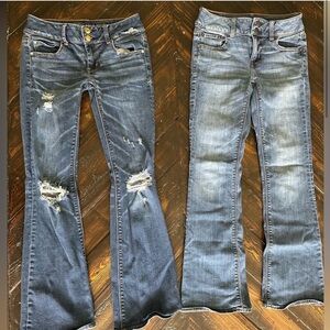 American Eagle Lowrise Artist Flare Jeans